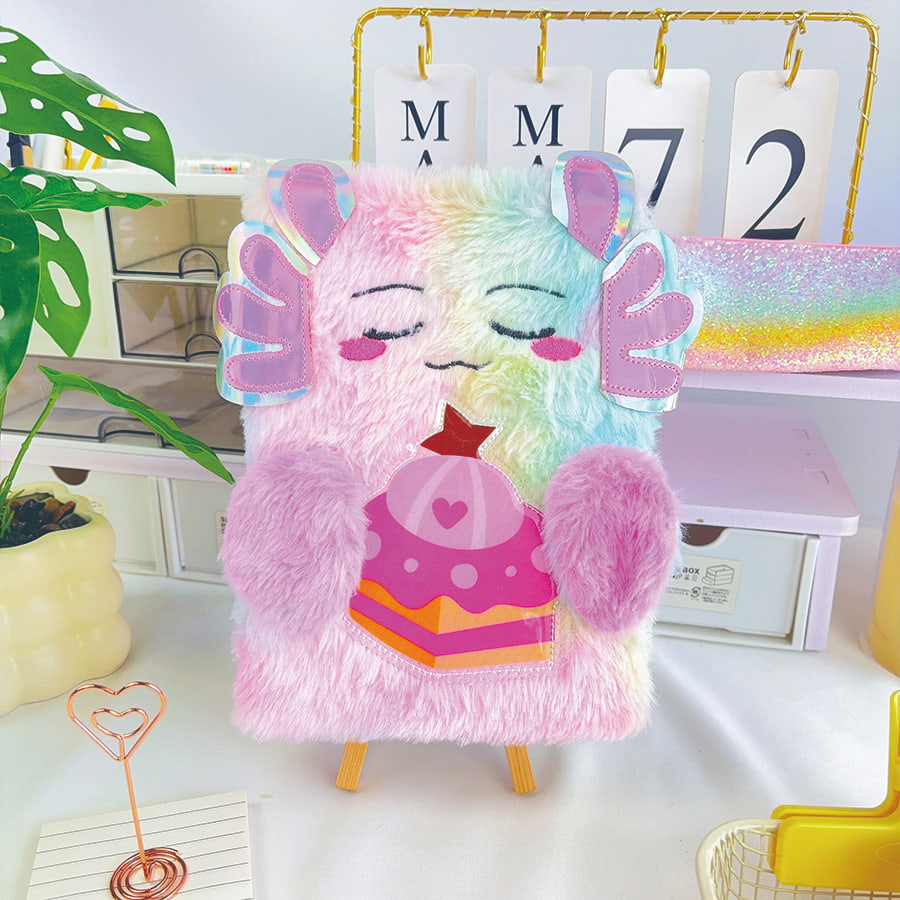 А5 Цуте Монстер Диари Плусх Нотебоок